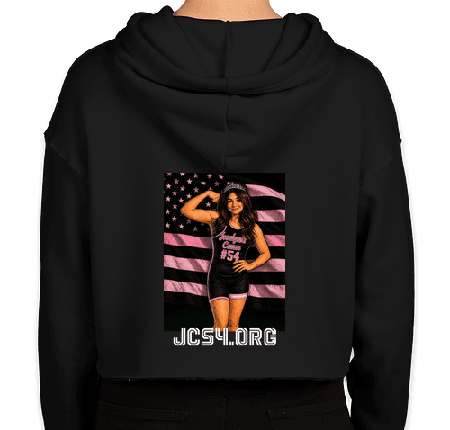 JC54 Tiara cropped hoodie