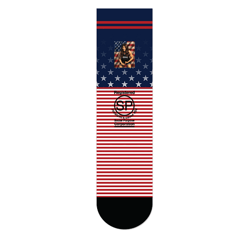 4th of July Crew Socks